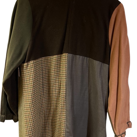 Plus wool patchwork jacket - Picture 6 of 6